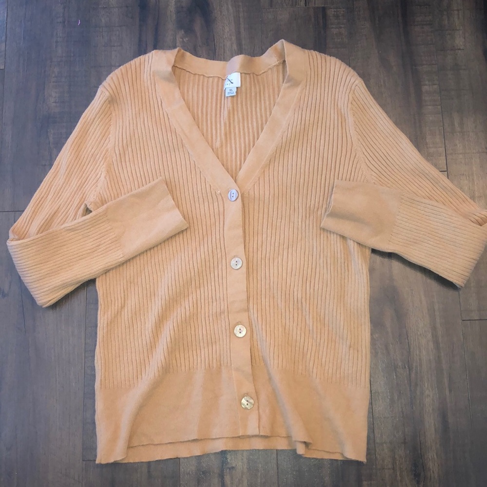A New Day V-Neck Ribbed Cardigan - Picture 7 of 7